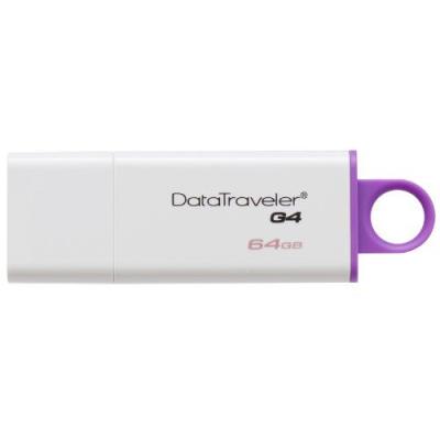 Kingston Datatraveler Clé Usb Generation 4 64 Go Blanc/Violet