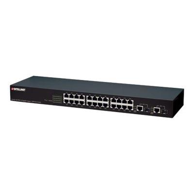 Intellinet Fast Ethernet Office Switch - switch - 24 poorten - desktop