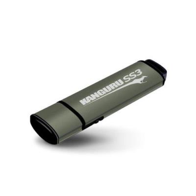 Kanguru Ss3 Clé Usb Avec Protection Contre L'Écriture Non-Crypté 128 Go Usb 3.0 Marron