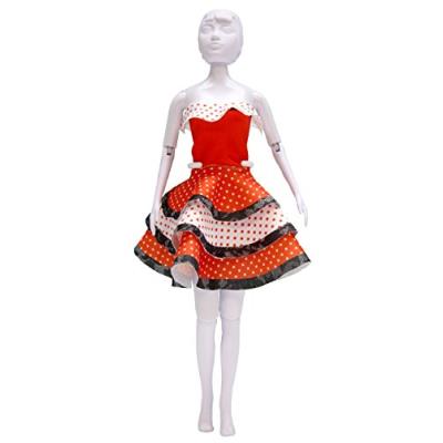 Dress Your Doll Maggy Flamenco : Coudre habit Poupée Mannequin - Fabrique vêtement Barbie.