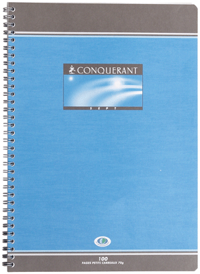 Hamelin - Cahier Reliure Integrale 100p A4 5x5 70g