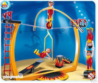 Playmobil - 4236 - Funambules Avec Piste D'Acrobaties