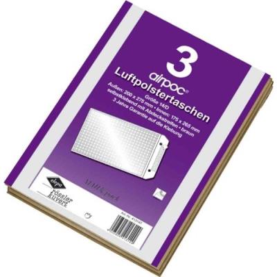 Mailmedia - 3x pochettes d'expédition bulles d14 ( 200 x 275 175 x 265) marron 413147
