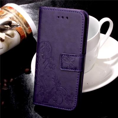 Etui en PU pour iPhone 7 4.7 - Imprint Fleur Folio