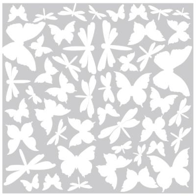 ROOMMATES RMK1706SCS PAPILLONS & LIBELLULES GLOW DANS LES SOMBRES STICKERS MURAUX