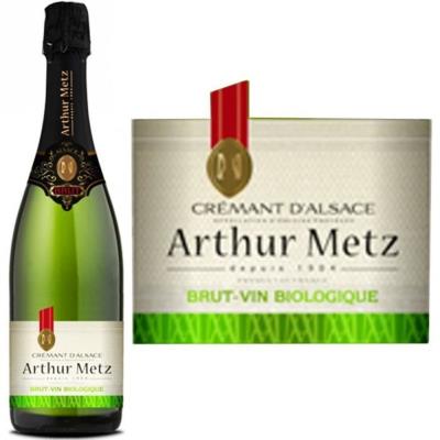 Arthur metz bio crémant d'alsace aop - vin blan...