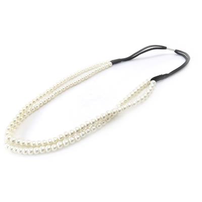 Bandeau souple 'Perla' ivoire