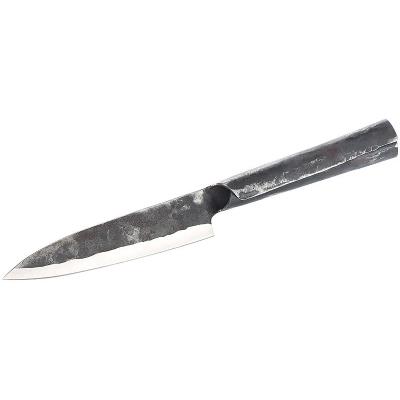 Couteau Santoku forgé main, avec manche en métal