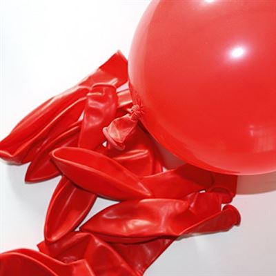 MegaCrea Ballons de baudruche gonflables Rouge 10 pièces - Graine créative