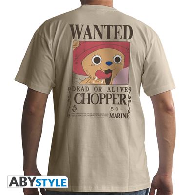 ONE PIECE - Tshirt Wanted Chopper homme MC sand - basic (XL)