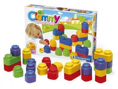 CLEMENTONI - 14707 - 24 soft blocks set