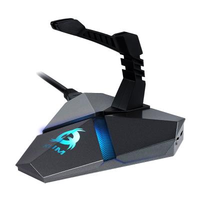 KLIM Bungee pour Souris - Hub USB x 3 3.0 - Multi fonction - Matériel Haute Qualité - Rétro-éclairé
