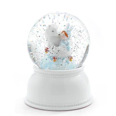 Veilleuse boule neigeuse : Lila et Pupi Djeco