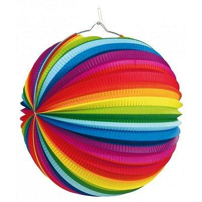 Lampion - Arc en ciel : 50 cm