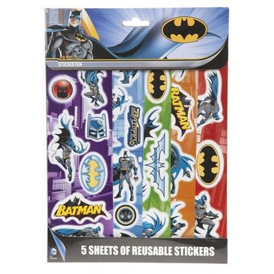 feuilles autocollantes Batman 5 pièces