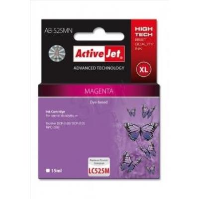 Encre activejet ab-525mn magenta 15 ml frère lc525m action expacjabr0063