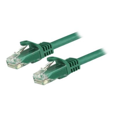 StarTech.com Cat6 netwerk kabel met Snagless RJ45 Connectors - Cat 6 patch kabel - 10 ft / 3 m, groen - verbindingskabel - 3 m - groen