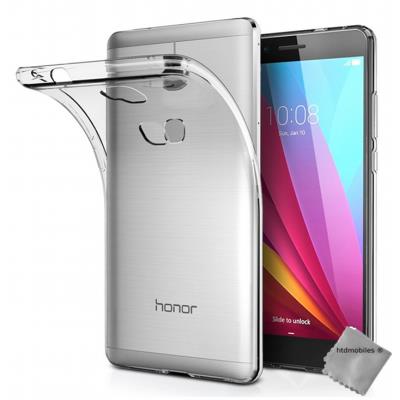 Housse etui coque silicone gel fine pour Huawei Honor 5X - TPU TRANSPARENT