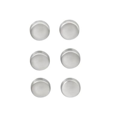 Zeller 11203 ensemble d'aimants inox 2,7 cm, 6 pièces