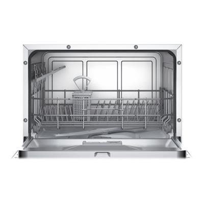 Siemens iQ300 SK26E821EU - Lave-vaisselle - pose libre - largeur : 55.1 cm - hauteur : 45 cm - Inox argent