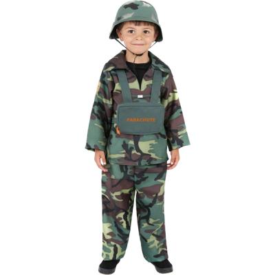 Déguisement Militaire Parachutiste - Taille 7/9 ans
