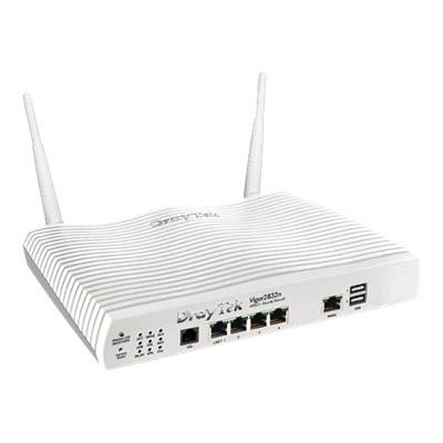  Vigor 2832 - Routeur - modem ADSL - commutateur 4 ports - GigE - ports WAN : 2