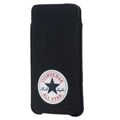 Converse étui pouch tissu uni noir pour Samsung Galaxy S4 i9500