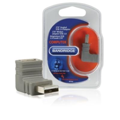 Adaptateur usb 2.0 coudé 270° bandridge bcp466