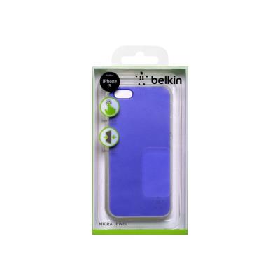 Belkin Micra Fine - Beschermhoes voor mobiele telefoon - polycarbonaat - paars - voor Apple iPhone 5