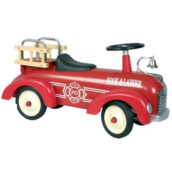 Voiture Pompier Vintage Pour Enfants Voiture Pedales Vehicule A