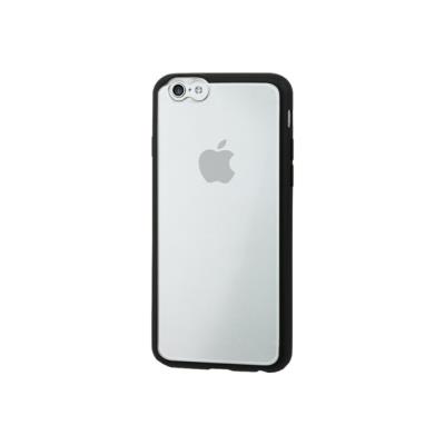 Muvit Customline Myframe - Achterzijde behuizing voor mobiele telefoon - zwart - voor Apple iPhone 6 Plus