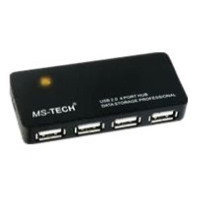 MS-Tech LU-204 - hub - 4 poorten - desktop