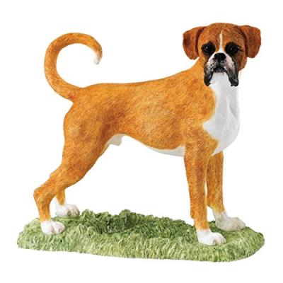 Bfa dogs figurine boxer blanc/marron clair