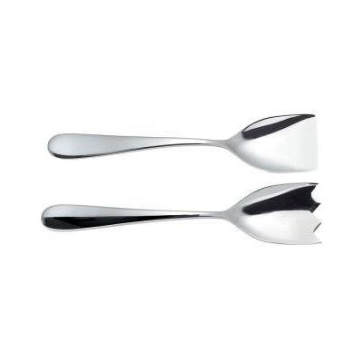 ALESSI 5180/14 NUOVO MILANO COUVERTS À SALADE EN ACIER BRILLANT
