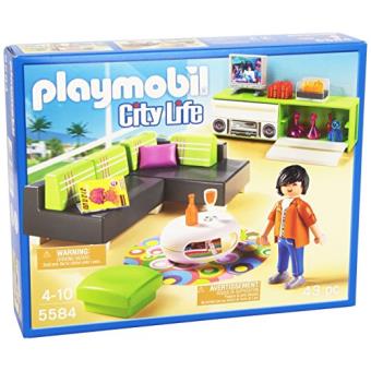 playmobil  5584  jeu de construction  salon moderne