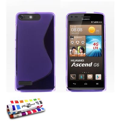 Coque Souple Ultra-Slim Le S Premium Violet pour HUAWEI ASCEND G6