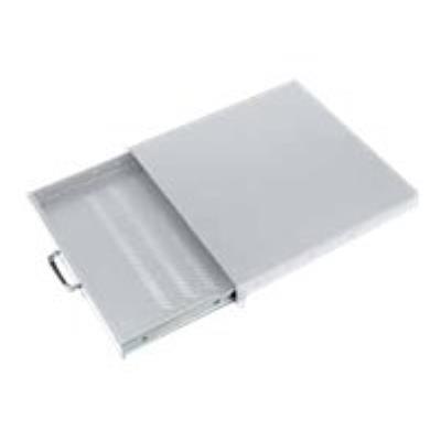 Triton Telescopic Bottom Drawer - Rackplank - lichtgrijs, RAL 7035 - 1U - 19
