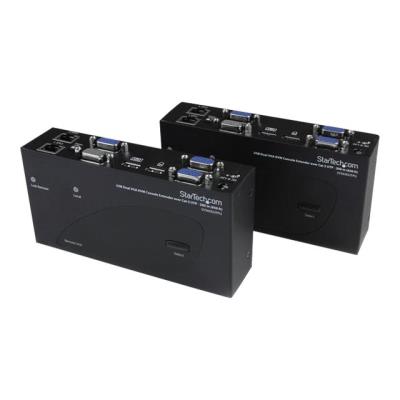 StarTech.com USB 2x VGA via Cat5 KVM Console Verlenger - 200m - KVM-uitbreider