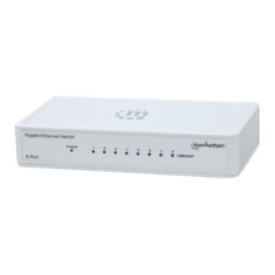 Manhattan 8-Port Gigabit Ethernet Switch - Commutateur - 8 X 10/100/1000 - Ordinateur De Bureau