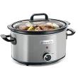 Crock-pot mijoteuse 6,5 litres chrome brossé 3.5 litre acier inoxydable