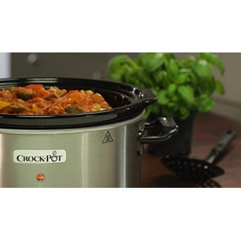 Crock-pot mijoteuse 6,5 litres chrome brossé 3.5 litre acier inoxydable