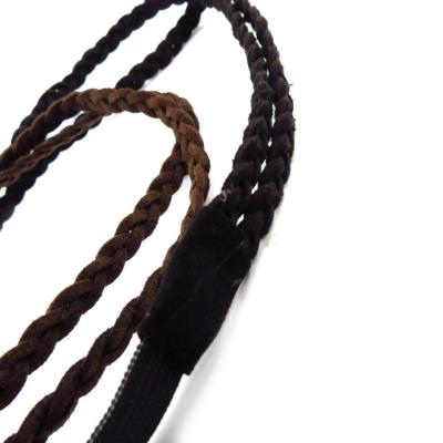 Bandeaux 'Tresses' marron noir