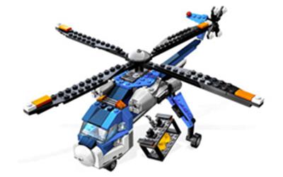 4995 L' Helicoptère Cargo, Lego Creator