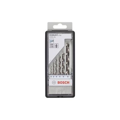 Bosch Robust Hss-G 135° / 2607010529 Coffret De Mèches à Tige Ronde Lot De 6