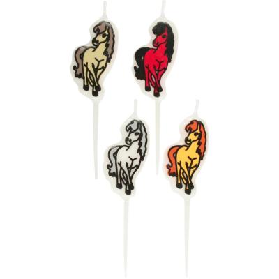 Bougies Cheval (x4) - anniversaire