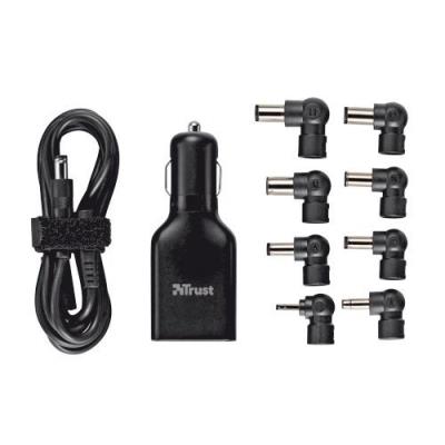 Trust Plug&Go Micro Notebook, Ultrabook & iPad Adapter for car - netspanningsadapter - wagen - 90 Watt
