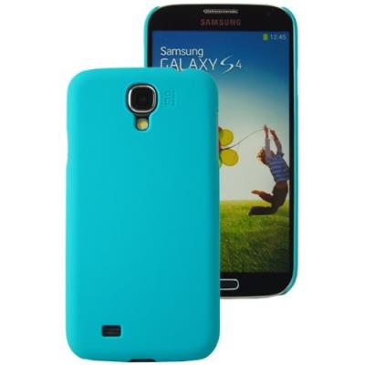 Mocca design csa026 coque en caoutchouc pour samsung galaxy s4 bleu