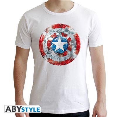 MARVEL - Tshirt CA Classic homme white XS