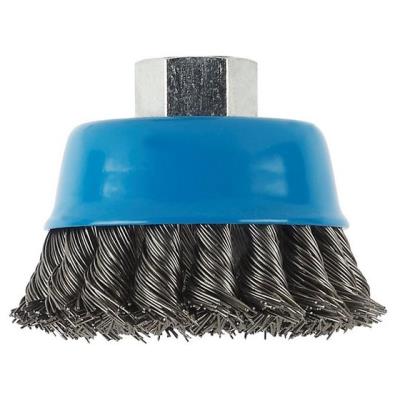 Bosch 2609256508 Brosse Boisseau à Fils Torsadés pour Meuleuse Diamètre 100 Mm