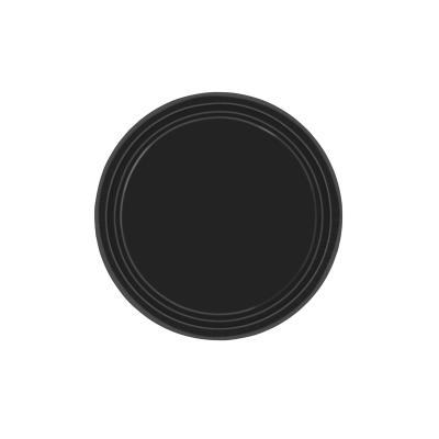 8 Assiettes (22,8Cm) – Noir